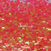 Orange Caviar Dot Shape Glitter - Orange Glitter